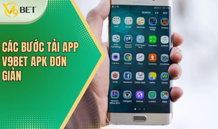 Tải App V9bet - Cá Cược Trực Tuyến Tiện Lợi, Tiện Nghi 3 Các bước tải app V9bet APK đơn giản