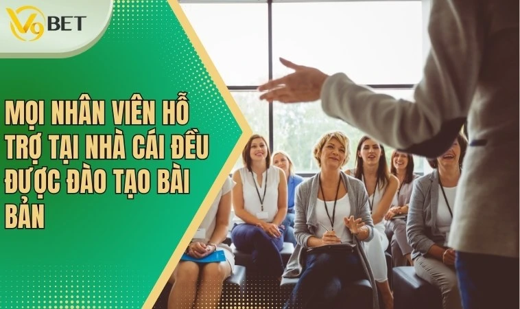 Đội Ngũ Chuyên Nghiệp Và Tận Tâm Của Sân Chơi Top Đầu V9bet 3 Mọi nhân viên hỗ trợ tại nhà cái đều được đào tạo bài bản