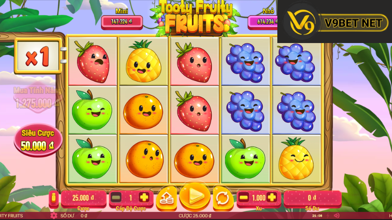 Đánh giá trải nghiệm người chơi với trái cây tooty V9bet